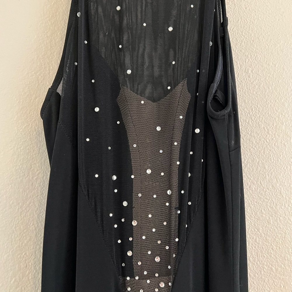 Gala, prom, or wedding dress. Very flattering. Sheer bodice bling accents.